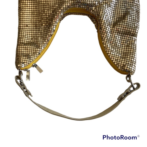 Gold metal mesh, shoulder bag - Picture 8 of 8